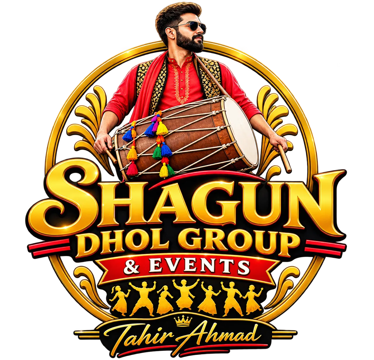 Shagun Dhol Group & Events Logo